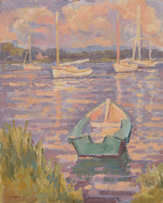  CAT# 2337  North Cove - Old Saybrook  oil 20 x 16  Leif Nilsson summer 2001 ©