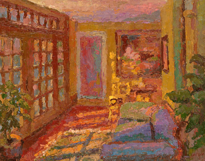   CAT# 2787 Sunny Morning oil 11 x 14 inches Leif Nilsson winter 2006 ©  Sold Limited Edition Fine Art Prints are available of this painting.