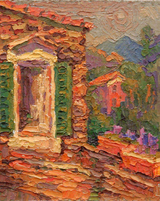 The Villa Door with Rosemary - Vernazza 