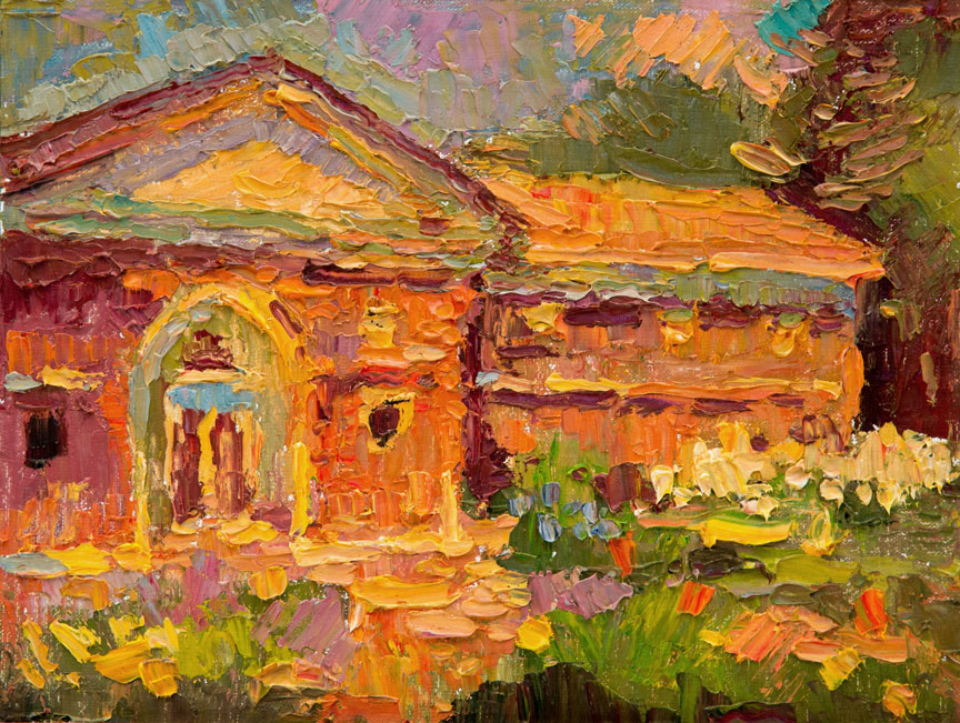 CAT# 3321  Lyme Art Association  oil	9 x 12  Leif Nilsson summer 2015	© 