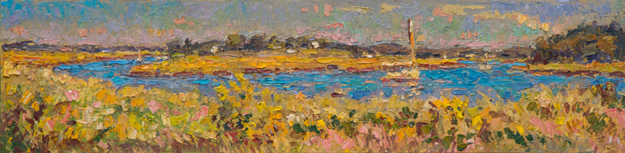 CAT# 3899 Griswold Point oil	6 x 24	inches Leif Nilsson summer 2024	©