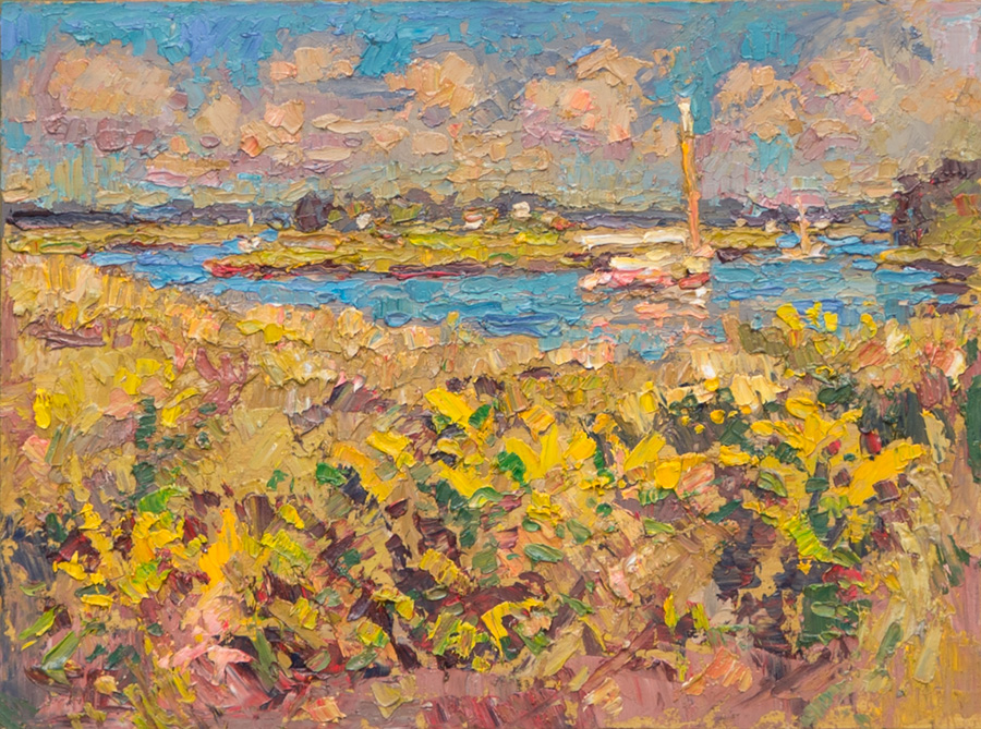 CAT# 3901  Griswold Point  oil	9 x 12  Leif Nilsson summer 2024	©