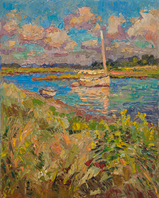 CAT# 3950 Griswold Point oil	20 x 16	inches Leif Nilsson summer 2025	©
