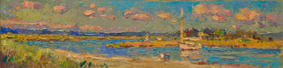CAT# 3951 Griswold Point oil	6 x 24	inches Leif Nilsson summer 2025	©