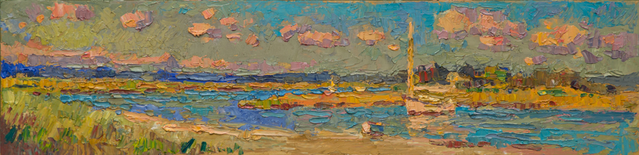  CAT# 3951 Griswold Point oil	6 x 24	inches Leif Nilsson summer 2025	©
