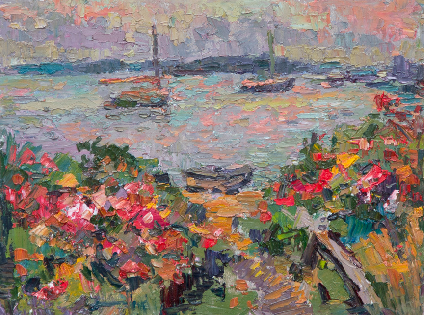  CAT# 3970 Napatree Point - drizzle oil	9 x 12	inches Leif Nilsson summer 2026	©