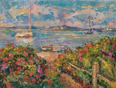  CAT# 3971 Napatree Point - morning oil	12 x 16	inches Leif Nilsson summer 2026	©