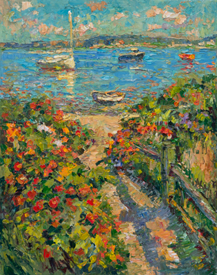  CAT# 3972 Napatree Point - morning oil	20 x 16	inches Leif Nilsson summer 2026	©