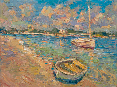  CAT# 3973 Sandy Point - afternoon oil	12 x 16	inches Leif Nilsson summer 2026	©